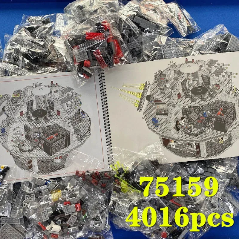 

In Stock 4016PCS Platform Death Star Plan Super Great Ultimate Weapon Building Blocks Bricks Christmas Toy Gifts