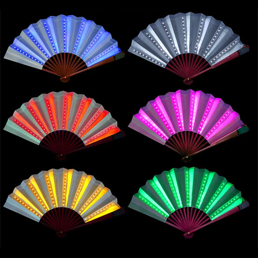 Glowing Fold Fan Led Night Light Battery Powered 10 Inch Dancing Lamp Atmosphere Decoration for DJ Party Bar Club
Glowing Fold Fan Led Night Light Battery Powered 10 Inch Dancing Lamp Atmosphere Decoration for DJ Party Bar Club