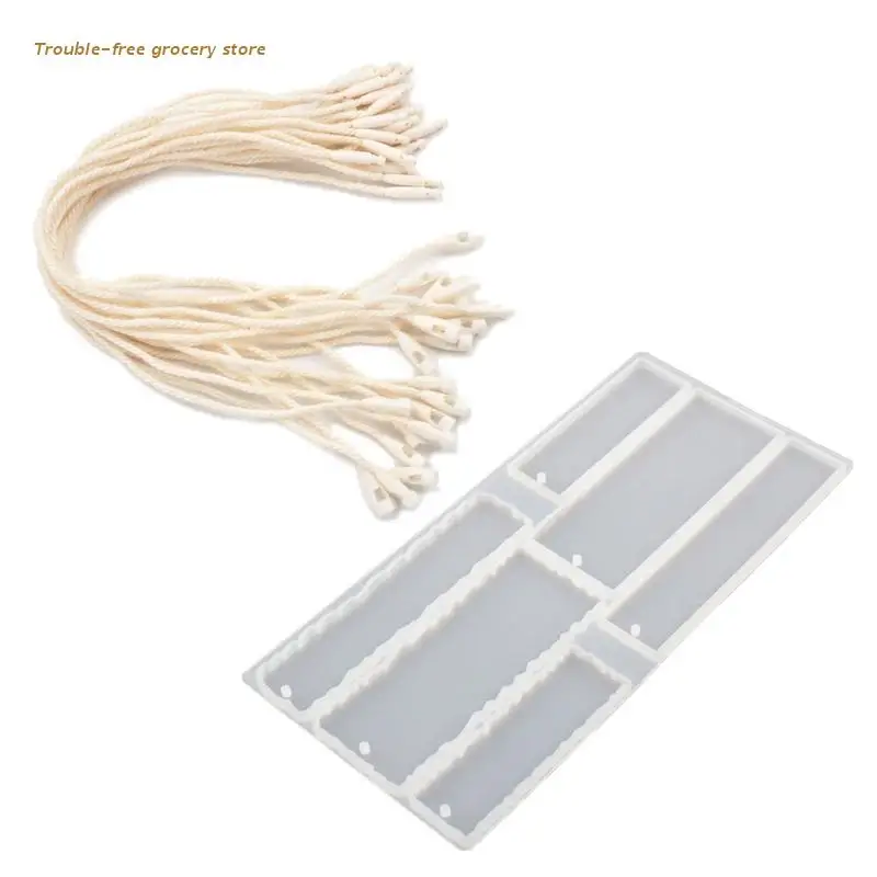 Irregular Rectangular Bookmark Epoxy Resin Mold Hanging Tag Pendant Silicone Mould DIY Crafts Jewelry Casting Tool
Irregular Rectangular Bookmark Epoxy Resin Mold Hanging Tag Pendant Silicone Mould DIY Crafts Jewelry Casting Tool