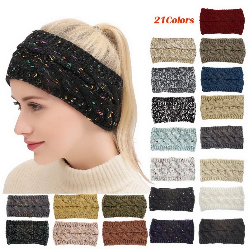 Women Solid Knitted Headband Winterwarmer Ear Crochet Hairband Wide Stretch Hairband Headwrap Hair Accessories Lady Turban
Women Solid Knitted Headband Winterwarmer Ear Crochet Hairband Wide Stretch Hairband Headwrap Hair Accessories Lady Turban