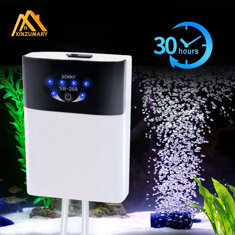 Silent Aeration Oxygen Pump USB Rechargeable Portable Dual-purpose Oxygenation Pump Air Compressor for Fish Tank Aquarium 
Silent Aeration Oxygen Pump USB Rechargeable Portable Dual-purpose Oxygenation Pump Air Compressor for Fish Tank Aquarium