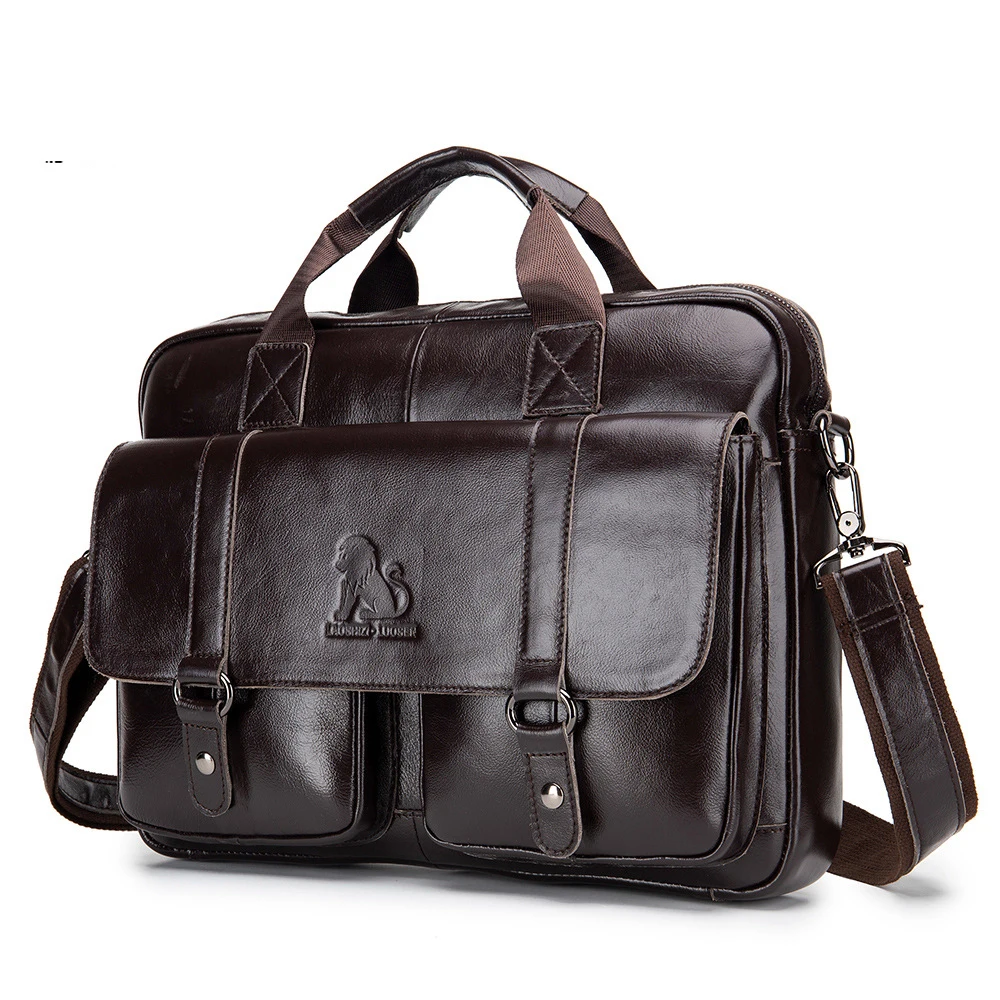 men's 100% Genuine Leather briefcase Male man 15" laptop bag natural Leather for men Messenger bags men's briefcases
men's 100% Genuine Leather briefcase Male man 15" laptop bag natural Leather for men Messenger bags men's briefcases