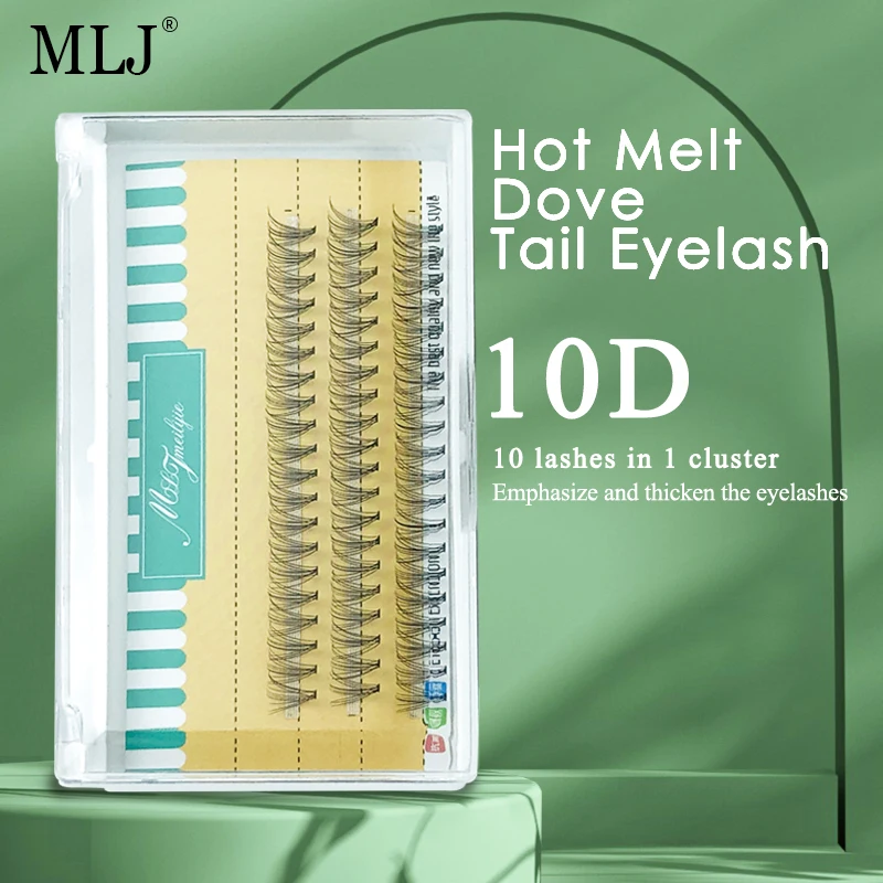 MLJ Eyelashes 10D Hot Melt Dove Tail Lash Black Individual Cluster Eyelash Makeup Sets Natrual False Eyelashes Wholesale Items 
MLJ Eyelashes 10D Hot Melt Dove Tail Lash Black Individual Cluster Eyelash Makeup Sets Natrual False Eyelashes Wholesale Items