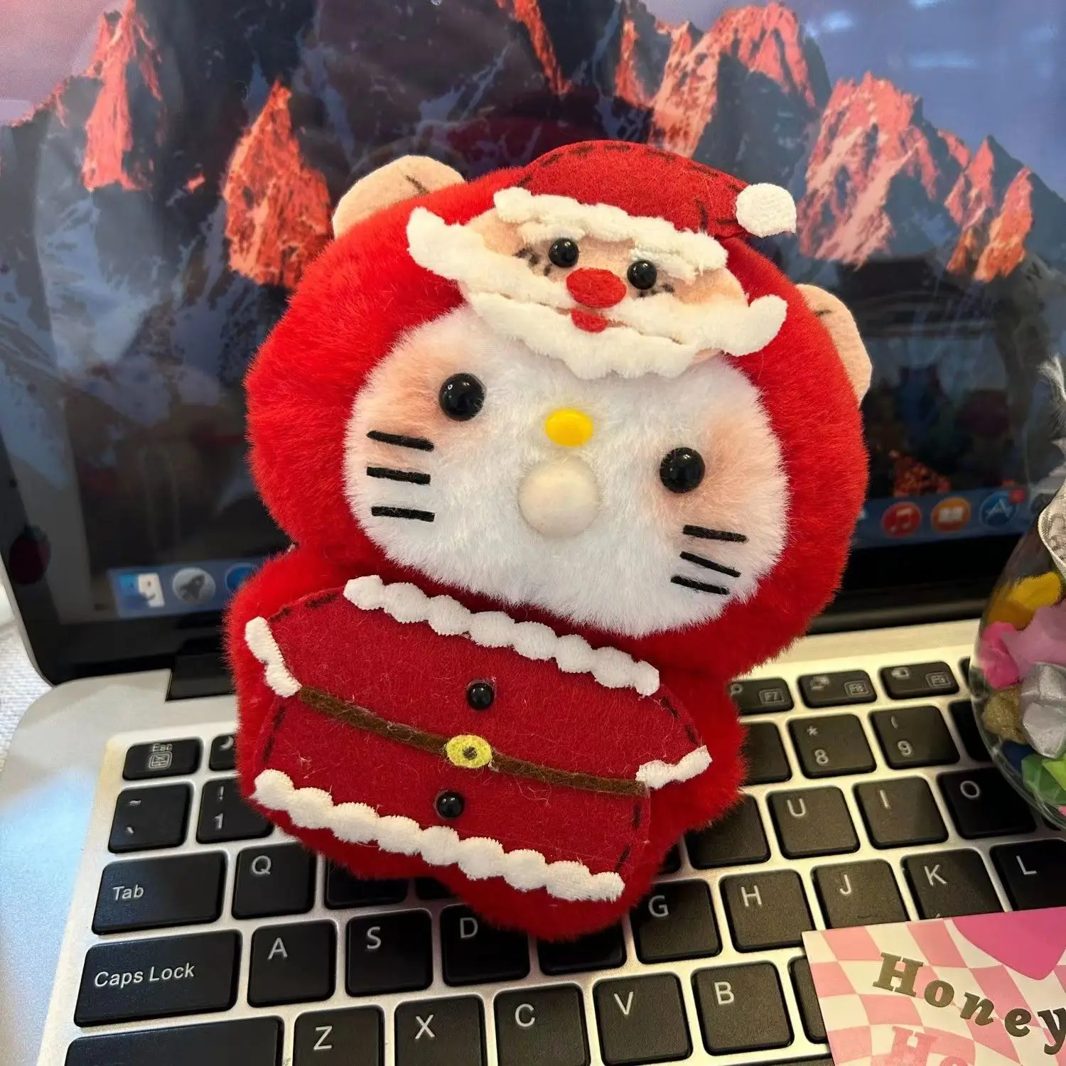 Hello Kitty писк шип пузырь кукла Санта-Клаус лось ручная работа diy материал упаковка