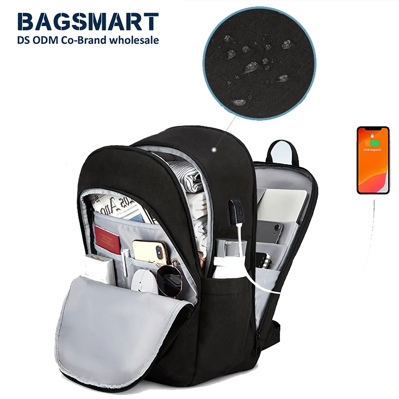 BAGSMART 30 Pieces Wholesale Women's Backpack Waterproof Schollbag Travel Bussiness Laptop Backpacks with USB Charging Port
BAGSMART 30 Pieces Wholesale Women's Backpack Waterproof Schollbag Travel Bussiness Laptop Backpacks with USB Charging Port