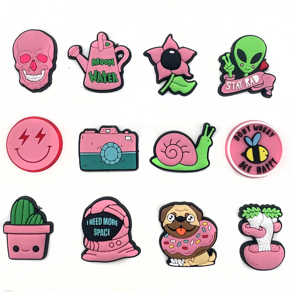 Shoe Crocs Charms Accessories Decoration PVC Soft Plastic Cartoon Detachable Match Cute Pink Hole Shoes Flower Shoe Buckle 1Pcs
Shoe Crocs Charms Accessories Decoration PVC Soft Plastic Cartoon Detachable Match Cute Pink Hole Shoes Flower Shoe Buckle 1Pcs