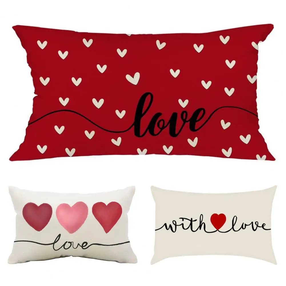 Pillowcase Burr Free Cushion Cover Flax Stain Repellent Delicate Heart Shape Printed Cushion Throw Cover
Pillowcase Burr Free Cushion Cover Flax Stain Repellent Delicate Heart Shape Printed Cushion Throw Cover