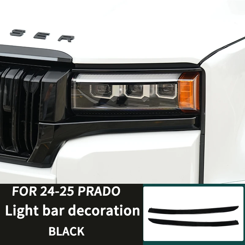 Для Toyota Land Cruiser LC250 передний бампер в стиле 24-25, новые аксессуары для украшения фары Prado, брови 
Для Toyota Land Cruiser LC250 передний бампер в стиле 24-25, новые аксессуары для украшения фары Prado, брови