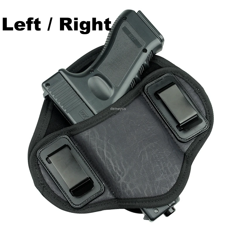 Concealed Handgun Belt Holster Right or Left for Small Middle Size Handguns Case for Pistol Glock 17 19 23 32 Beretta 92 Taurus
Concealed Handgun Belt Holster Right or Left for Small Middle Size Handguns Case for Pistol Glock 17 19 23 32 Beretta 92 Taurus