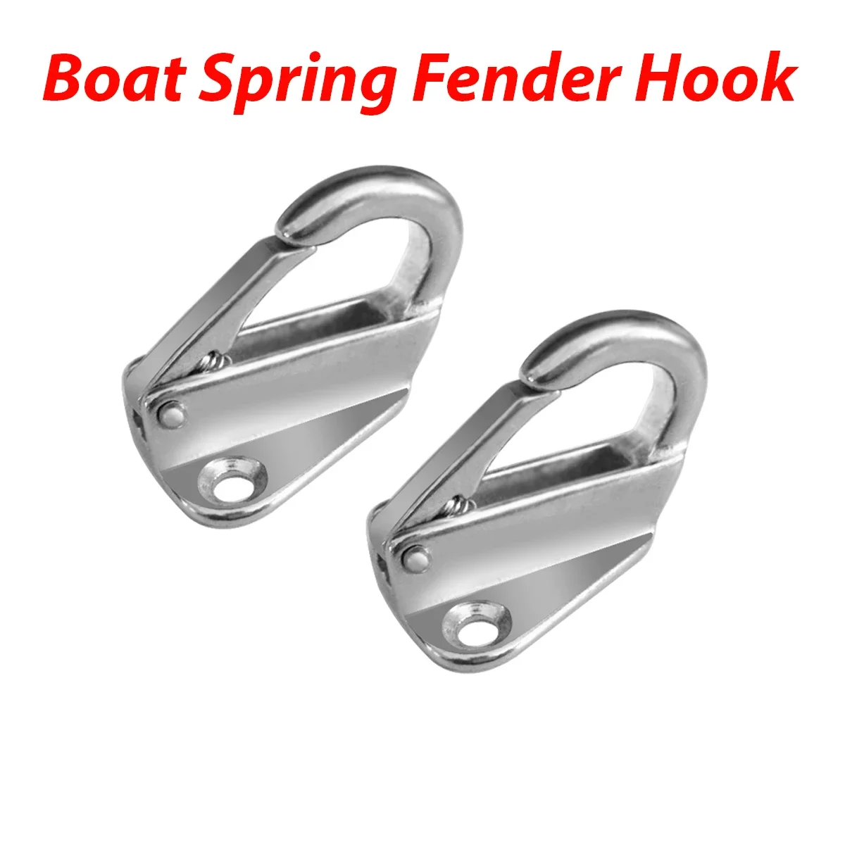 2pcs Spring Locked Boat Fender Hook Stainless Steel Snap Fender Hook Attach Rope For Marine Sail Tug Ship Boat Accessories
2pcs Spring Locked Boat Fender Hook Stainless Steel Snap Fender Hook Attach Rope For Marine Sail Tug Ship Boat Accessories