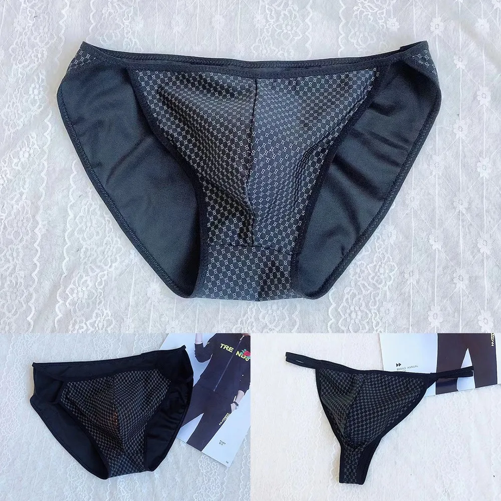 Sexy Mens Underwear Print Low Rise Briefs Erotic Lingerie Bulge Pouch Underpants Mesh Breathable Briefs Perspective Male Bikini
Sexy Mens Underwear Print Low Rise Briefs Erotic Lingerie Bulge Pouch Underpants Mesh Breathable Briefs Perspective Male Bikini