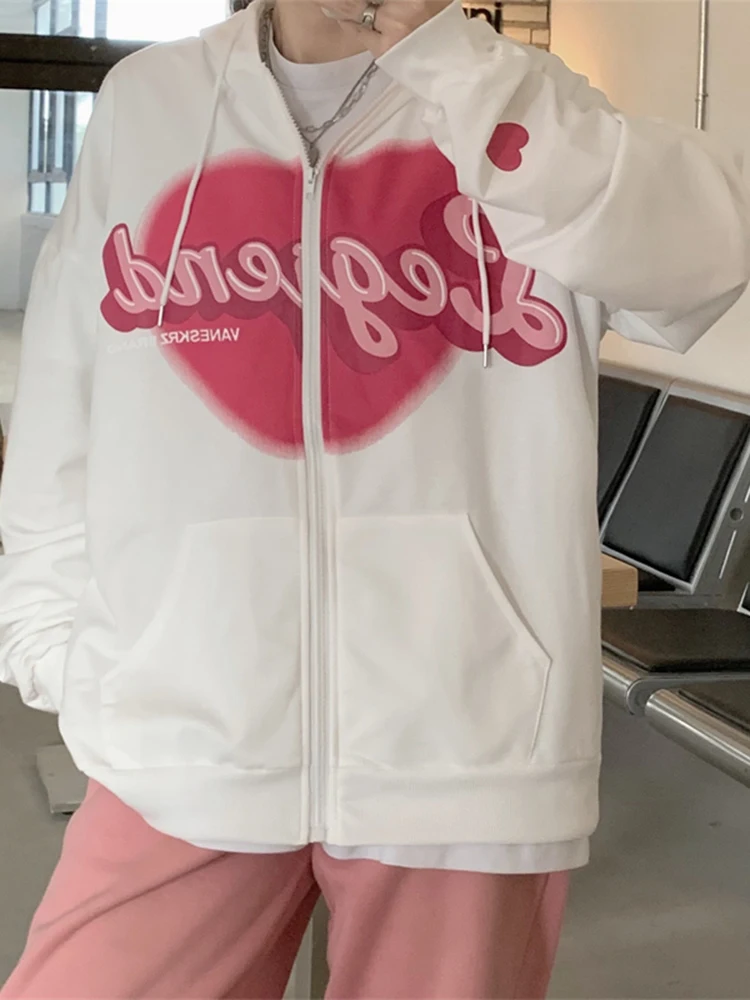 Korean Love Women Casual Hoodies Fashion Sweet Letter Loose Sweatshirt Autumn Preppy Style Long Sleeve Pockets Lady Outwear
Korean Love Women Casual Hoodies Fashion Sweet Letter Loose Sweatshirt Autumn Preppy Style Long Sleeve Pockets Lady Outwear