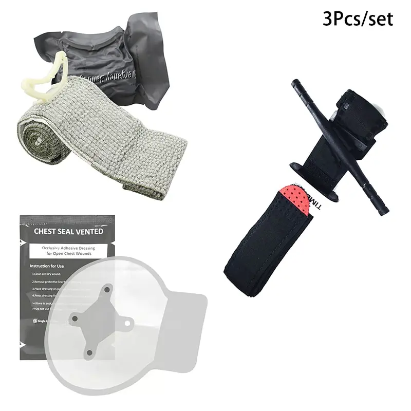 Trauma Kit First Aid Medical Pouch Emergency Survival Gear and Equipment with Tourniquet Bandage Chest Seal
Trauma Kit First Aid Medical Pouch Emergency Survival Gear and Equipment with Tourniquet Bandage Chest Seal