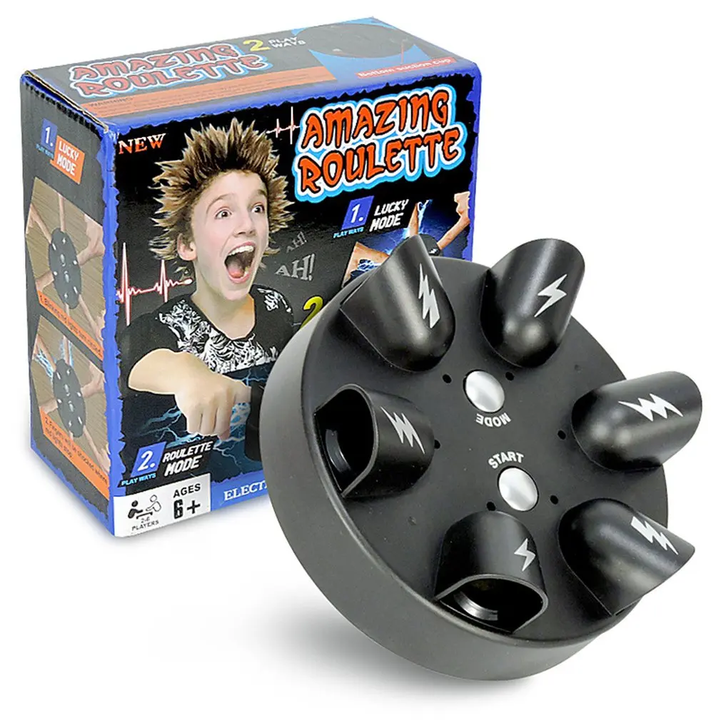 Electric Shock Finger Game Machine Children Electric Shocking Roulette Lie Detector Punishment Props Tricky Toy Interesting
Electric Shock Finger Game Machine Children Electric Shocking Roulette Lie Detector Punishment Props Tricky Toy Interesting