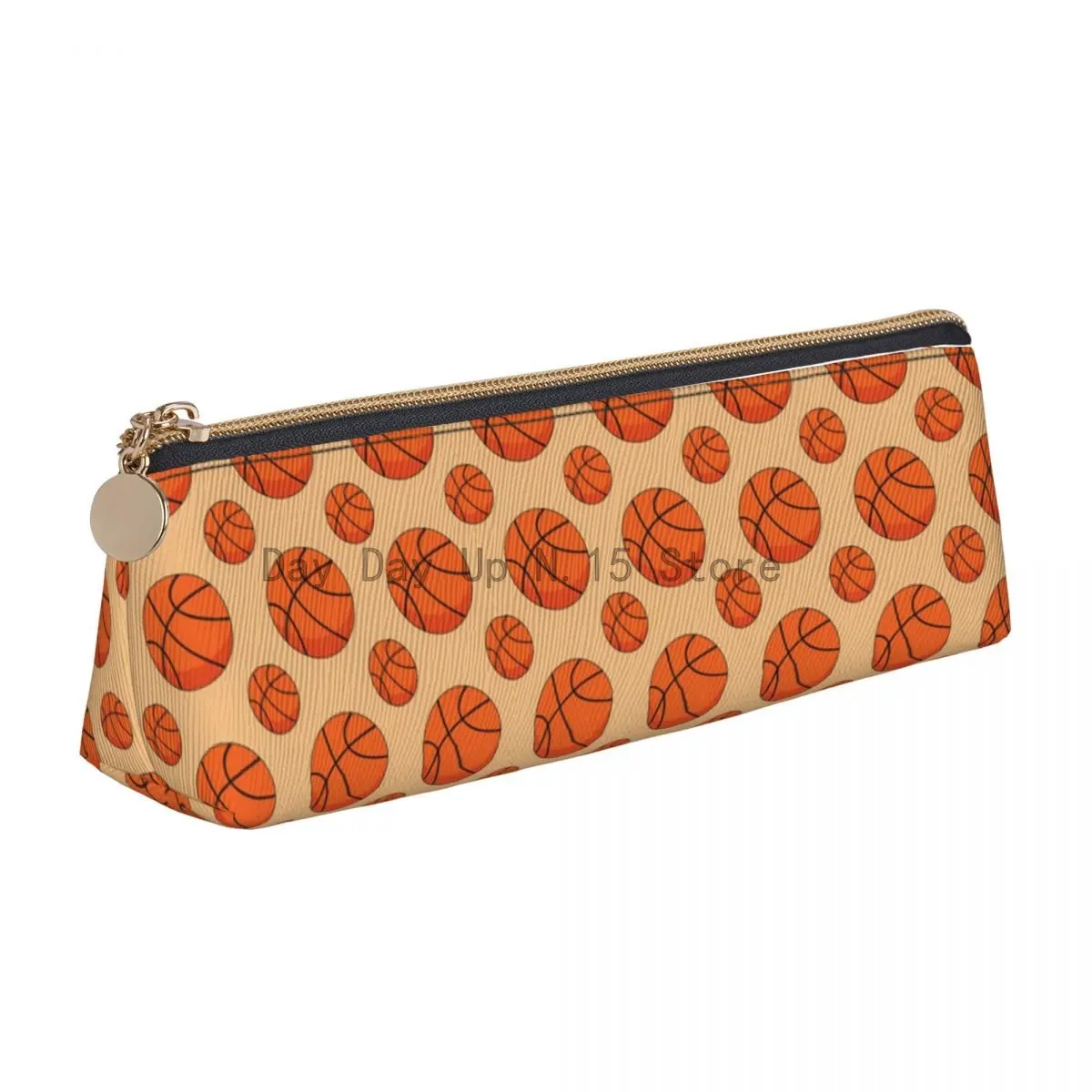 Ball Print Leather Pencil Case Cartoon Basketball Back to School Boy Girl Zipper Pencil Box Cool Big Triangle Pen Bags 
Ball Print Leather Pencil Case Cartoon Basketball Back to School Boy Girl Zipper Pencil Box Cool Big Triangle Pen Bags