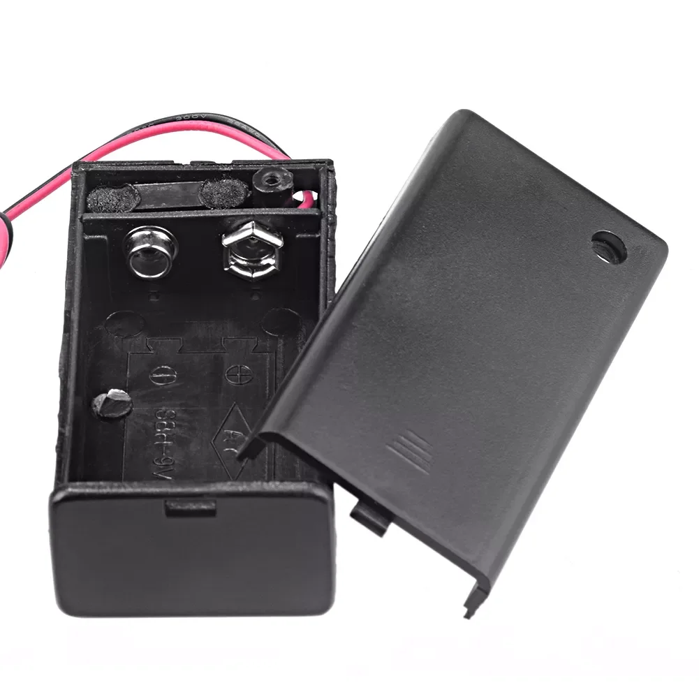 1PCS 9V Battery Case Clip 9V Volt PP3 Battery Holder Box DC Case With Wire Lead ON/OFF Switch Cover For 6F22 9V Batteries
1PCS 9V Battery Case Clip 9V Volt PP3 Battery Holder Box DC Case With Wire Lead ON/OFF Switch Cover For 6F22 9V Batteries