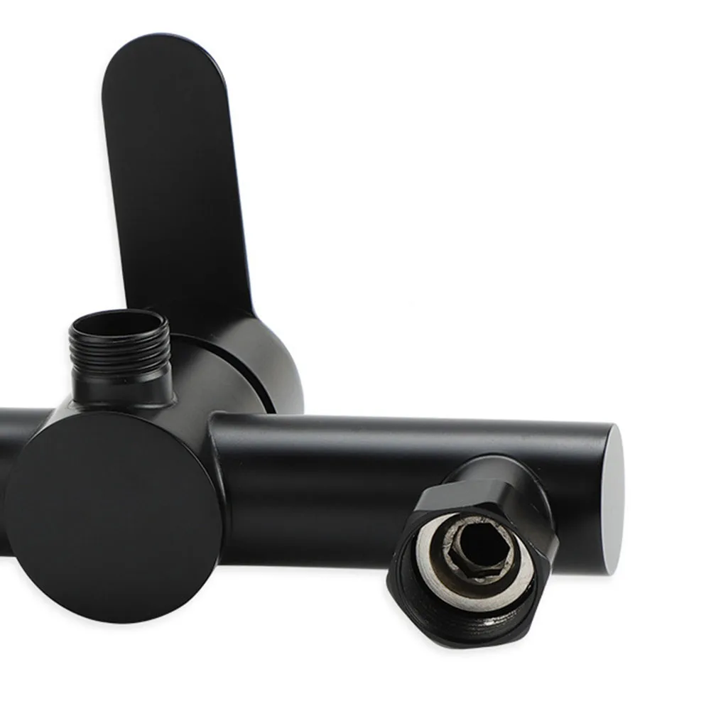 Parts Shower Faucet 1Pcs 304 Stainless Steel Black Hot Cold Water Regulator Lifting Type Painted Durable Exquisite
Parts Shower Faucet 1Pcs 304 Stainless Steel Black Hot Cold Water Regulator Lifting Type Painted Durable Exquisite