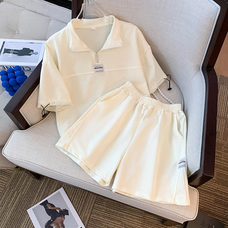 Casual Tracksuit Women Conjunto De Dos Piezas De Moda Para Mujer 2022 Short Sleeve Tops Shorts Black 2 Piece Sets Womens Outfits
Casual Tracksuit Women Conjunto De Dos Piezas De Moda Para Mujer 2022 Short Sleeve Tops Shorts Black 2 Piece Sets Womens Outfits