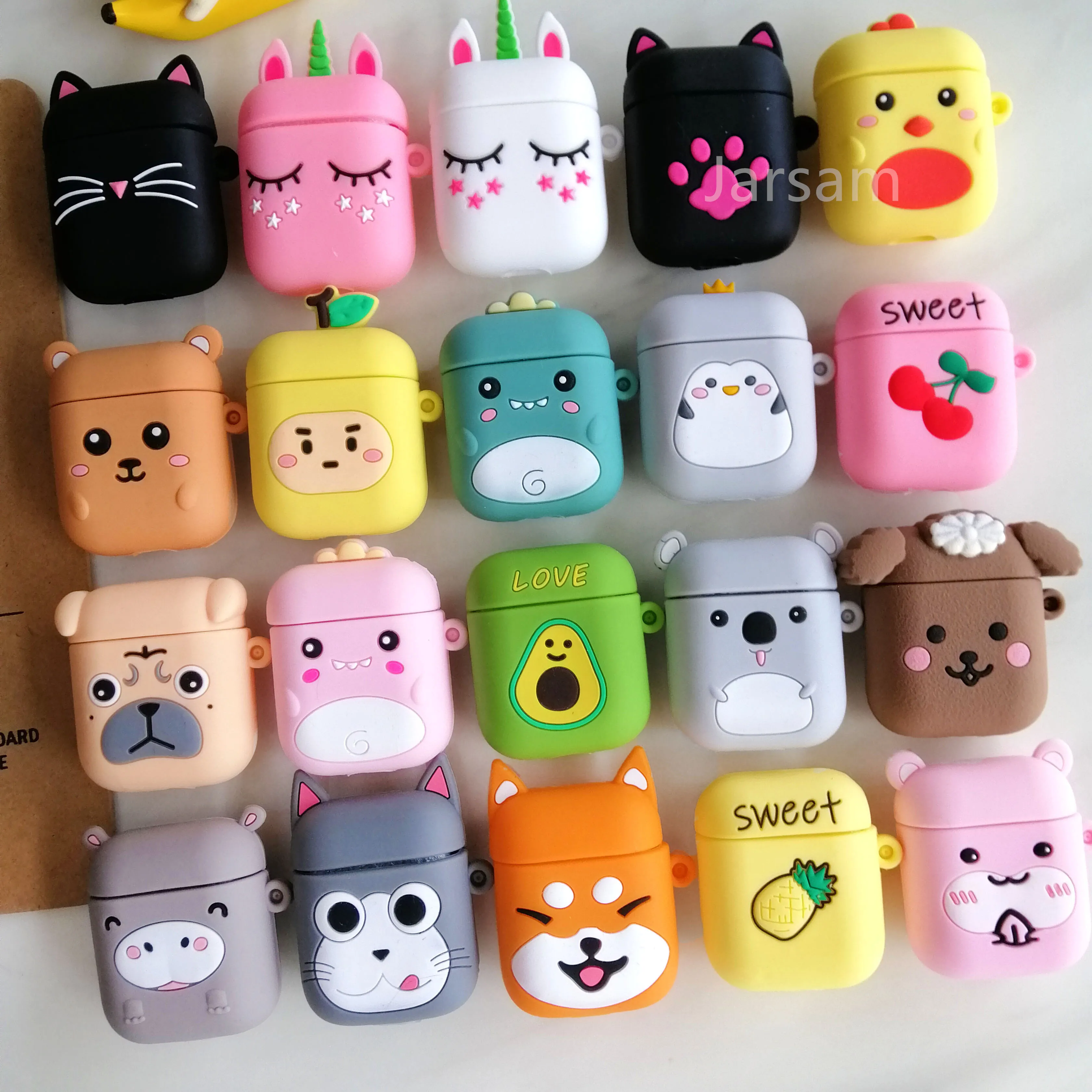 Cute Cartoon Silicone Cases For Airpods 1 2 Protective Wireless Earphone Charging Cover For Airpods case
Cute Cartoon Silicone Cases For Airpods 1 2 Protective Wireless Earphone Charging Cover For Airpods case