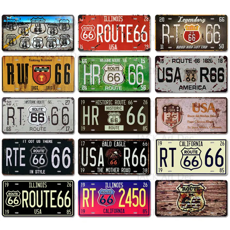ВИНТАЖНЫЙ ПЛАКАТ Route 66, номерной знак, плакат, металлические жестяные знаки, настенное искусство для бара, клуба, гаража, украшение для дома, ...
ВИНТАЖНЫЙ ПЛАКАТ Route 66, номерной знак, плакат, металлические жестяные знаки, настенное искусство для бара, клуба, гаража, украшение для дома, ...