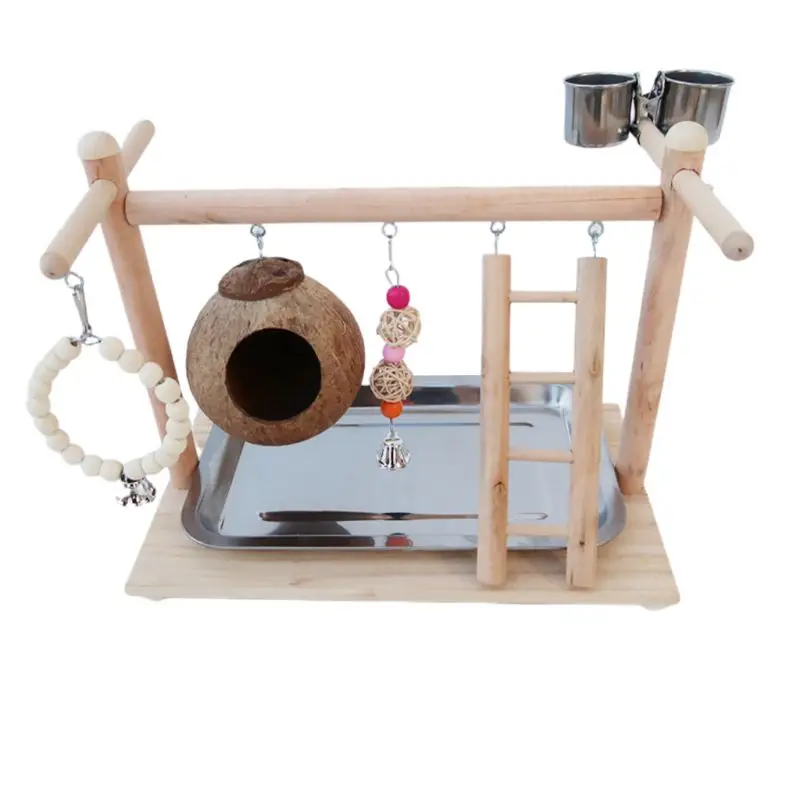 Bird Perch Natural Wood Stand Toy Parrot Playground for Parakeet Cockatiel Finch Drop Shipping
Bird Perch Natural Wood Stand Toy Parrot Playground for Parakeet Cockatiel Finch Drop Shipping