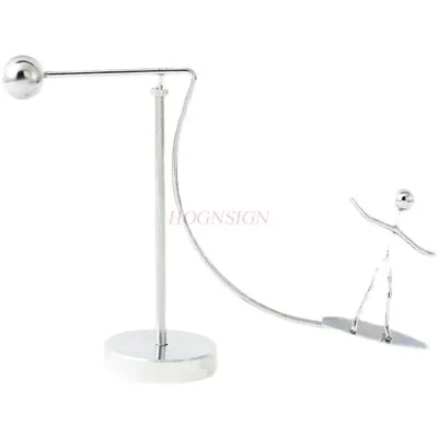 Physics teaching Office desktop decoration metal tumbler iron man Newton balance anti-gravity physical chaos ornaments 
Physics teaching Office desktop decoration metal tumbler iron man Newton balance anti-gravity physical chaos ornaments