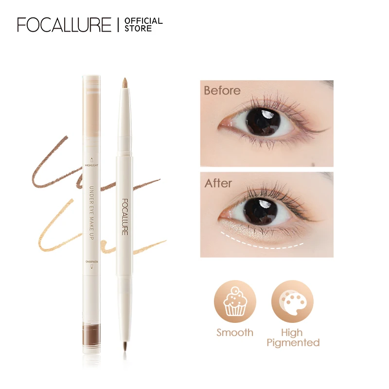 FOCALLURE 2 in 1 Multi-use Gel Eyeliner 3D Shaping Smooth High Pigmented Long-lasting Waterproof Liquid Eyeliner Cosmetics Tools
FOCALLURE 2 in 1 Multi-use Gel Eyeliner 3D Shaping Smooth High Pigmented Long-lasting Waterproof Liquid Eyeliner Cosmetics Tools