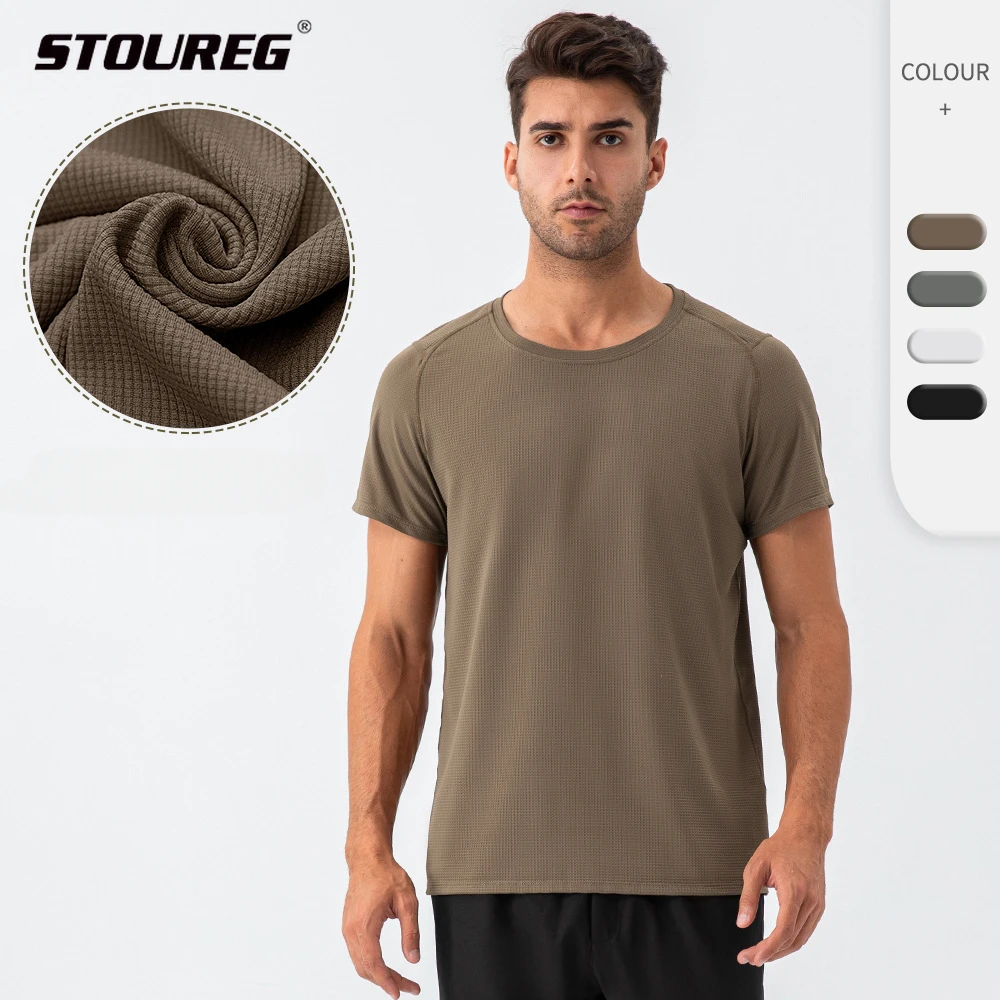 Summer Men's Round Neck Sports T-shirt Quick Dry Breathable Fitness Short Sleeved Gym Workout Top Outdoor Running Shirt
Summer Men's Round Neck Sports T-shirt Quick Dry Breathable Fitness Short Sleeved Gym Workout Top Outdoor Running Shirt