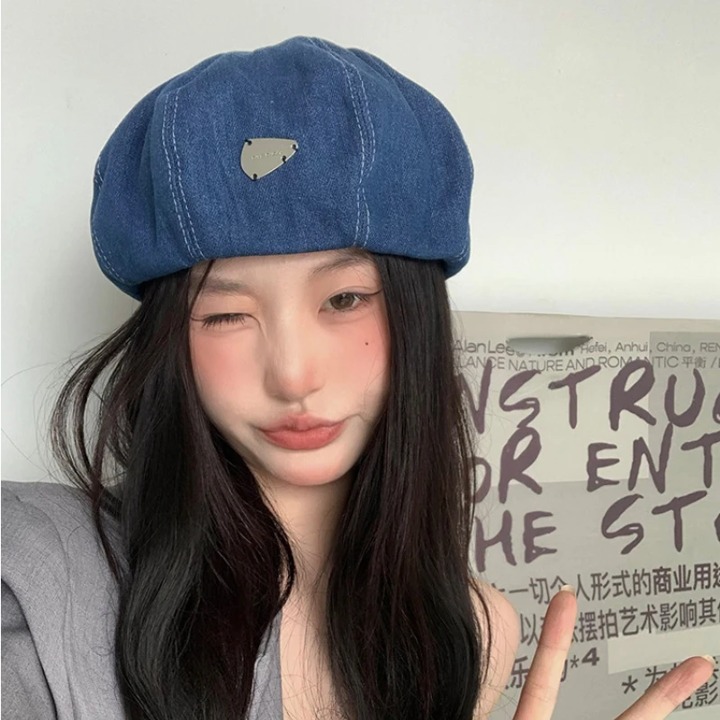 2023 Spring and Summer Thin Cloud Hat Korean Cowboy Beret Women Versatile Big Head Circumference Painter Cap Gorros Para Niña
2023 Spring and Summer Thin Cloud Hat Korean Cowboy Beret Women Versatile Big Head Circumference Painter Cap Gorros Para Niña