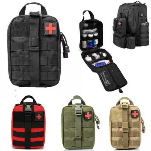 Tactical First Aid Kit Molle Rip Away EMT IFAK Military Hunting Climbing Medical Bag Emergency Survival Bag
Tactical First Aid Kit Molle Rip Away EMT IFAK Military Hunting Climbing Medical Bag Emergency Survival Bag
