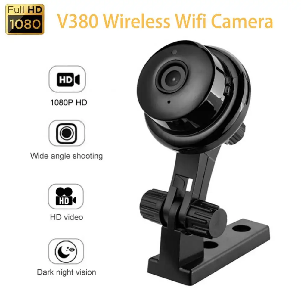 V380 1080P Mini Wifi Camera Indoor Home Security Camera IP CCTV Surveillance Motion Detection With Bracket Two Way Audio Monitor
V380 1080P Mini Wifi Camera Indoor Home Security Camera IP CCTV Surveillance Motion Detection With Bracket Two Way Audio Monitor
