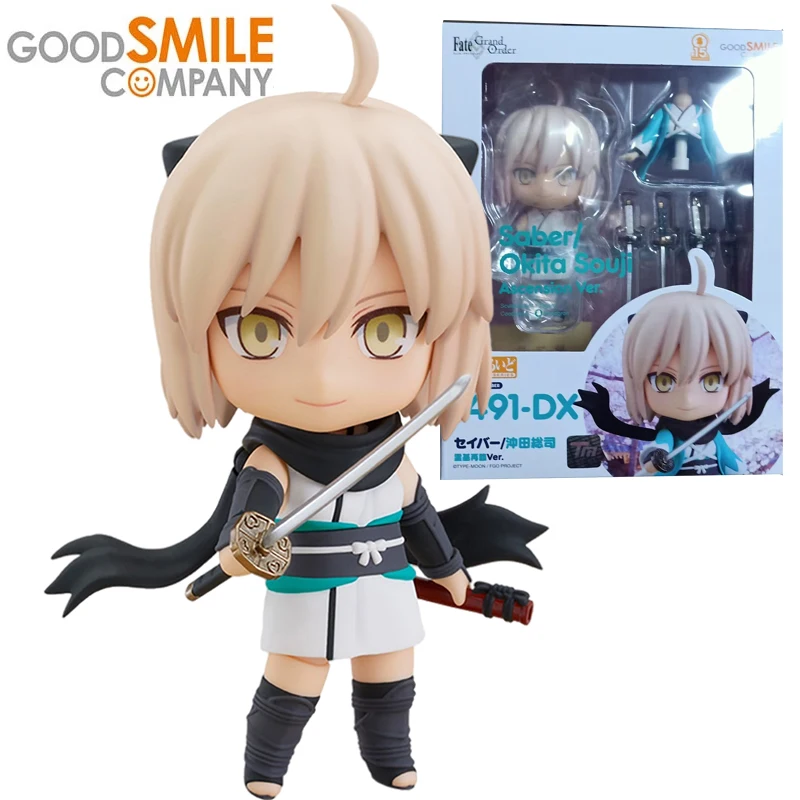 10Cm Original Good Smile Gsc Nendoroid 1491 Fate/grand Order Okita Souji Q Version Kawaii Doll Action Figure Model Toys
10Cm Original Good Smile Gsc Nendoroid 1491 Fate/grand Order Okita Souji Q Version Kawaii Doll Action Figure Model Toys