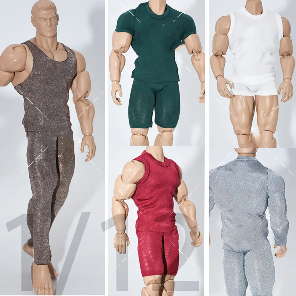 1/12 Scale Male Soldier T Shirt Soft Bottom Long Pants Shirt Sleeveless Vest Underpants Fit 6" Men Action Figure Body Dolls
1/12 Scale Male Soldier T Shirt Soft Bottom Long Pants Shirt Sleeveless Vest Underpants Fit 6" Men Action Figure Body Dolls
