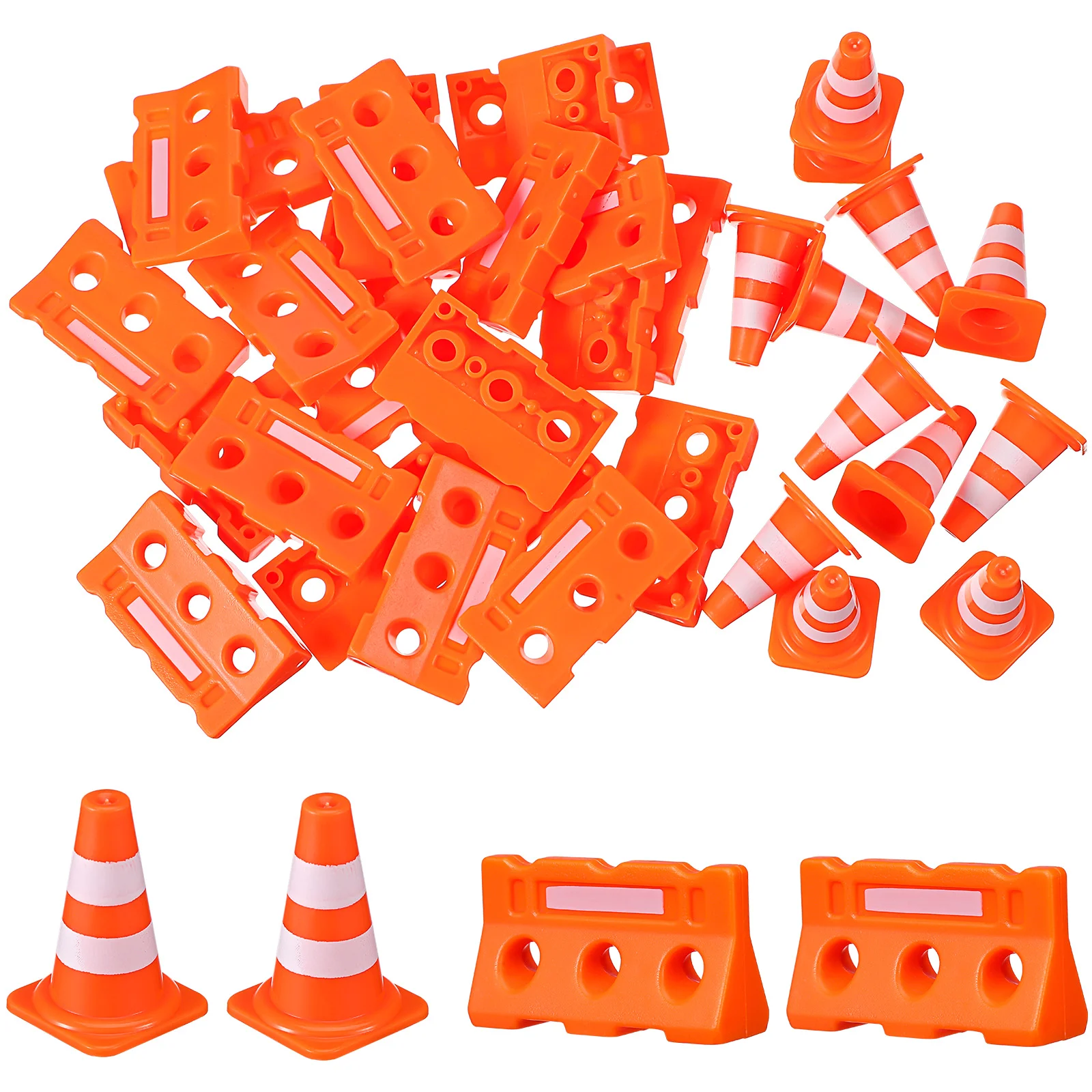24 Pcs Kids Toy Traffic Cones And Fences Mini Roadblock Set Plastic Toys Children Educational Plaything
24 Pcs Kids Toy Traffic Cones And Fences Mini Roadblock Set Plastic Toys Children Educational Plaything