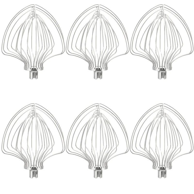 6X Replacement Wire Whip For 5K7EW Vertical Mixer Aid, 7 Quart Lift Bowl 6-Wire Whip Attachment Part Accessories
6X Replacement Wire Whip For 5K7EW Vertical Mixer Aid, 7 Quart Lift Bowl 6-Wire Whip Attachment Part Accessories