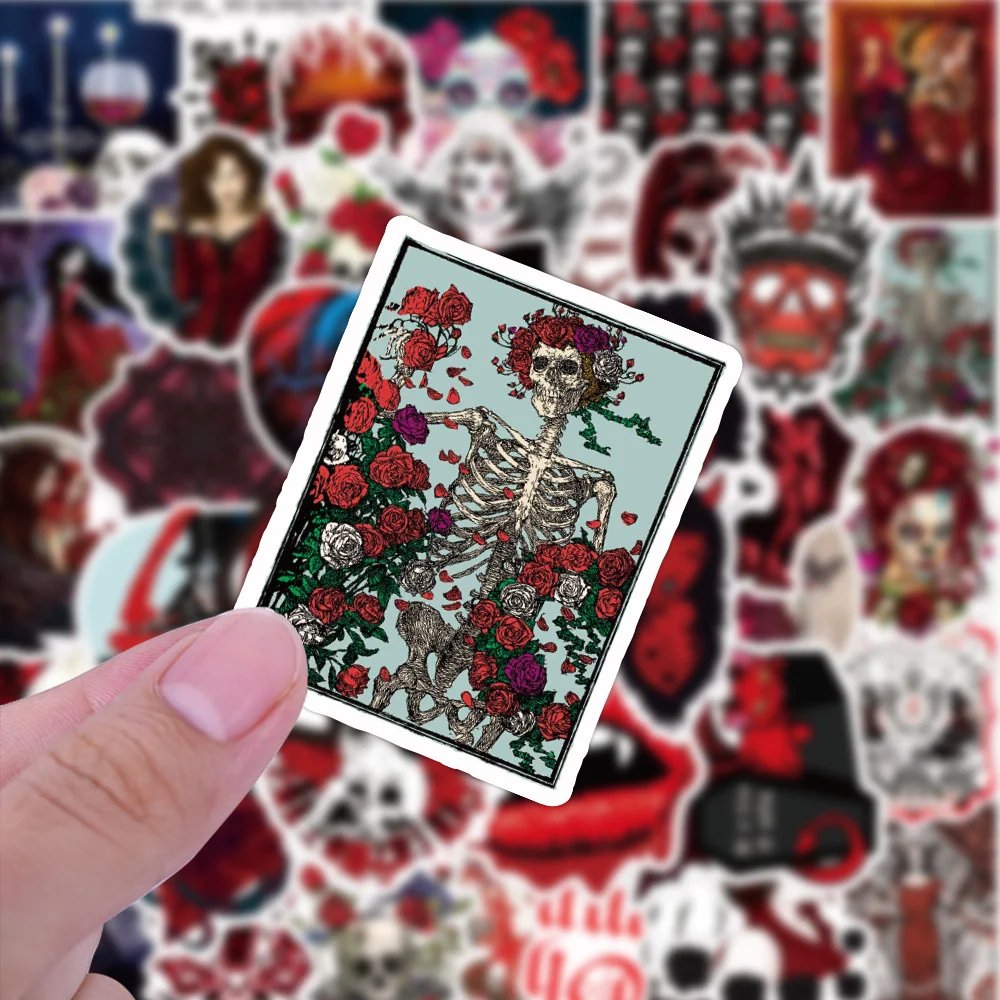 10/30/50PCS Gothic Skull Red Black Gothic Cartoon Sticker For Luggage Laptop iPad Case Gift Skateboard Sticker Wholesale
10/30/50PCS Gothic Skull Red Black Gothic Cartoon Sticker For Luggage Laptop iPad Case Gift Skateboard Sticker Wholesale