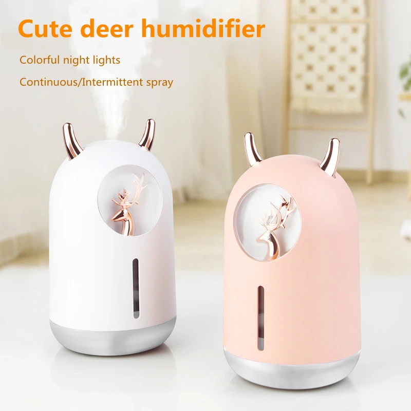 

Ultrasonic 600ML with Aromatherapy Maker Air Lamp LED Mini Fogger Mist Humidifier Cool Humidificador USB Diffuser Home Portable