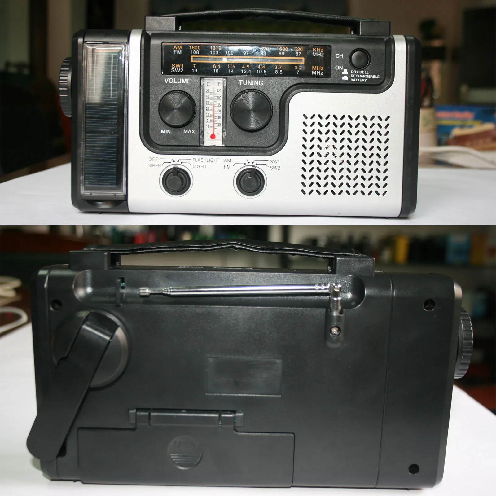 Portable Radio Emergency AM FM SW Hand Crank RadioWeather Radios AM FM SW Outdoor Camping Radio With Led Torch Alarm Speaker
Portable Radio Emergency AM FM SW Hand Crank RadioWeather Radios AM FM SW Outdoor Camping Radio With Led Torch Alarm Speaker