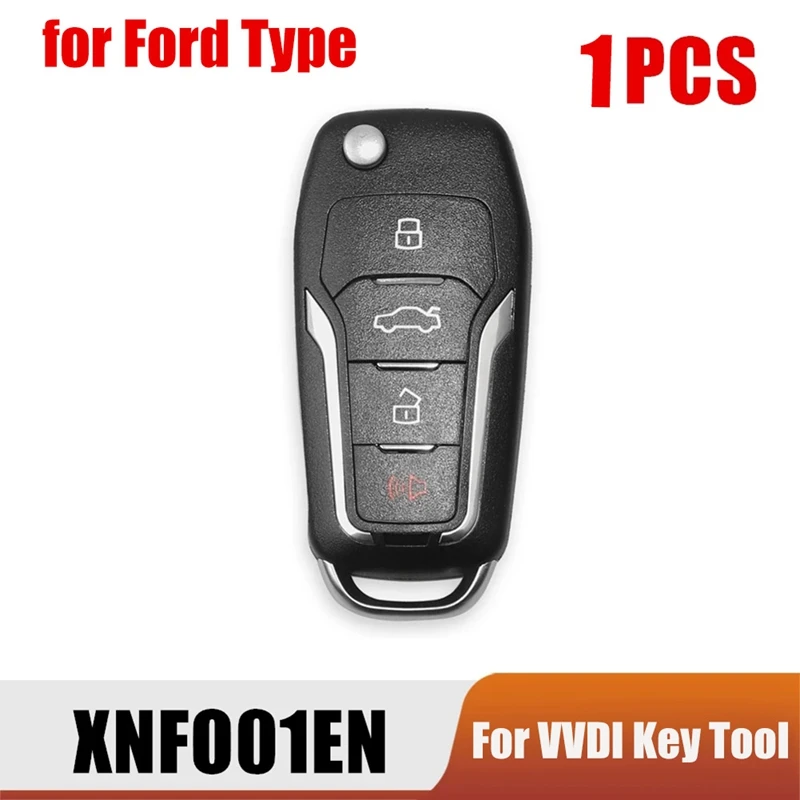For Xhorse XNFO01EN Universal Wireless Remote Key Fob 4 Buttons For Ford Type For VVDI Key Accessory
For Xhorse XNFO01EN Universal Wireless Remote Key Fob 4 Buttons For Ford Type For VVDI Key Accessory
