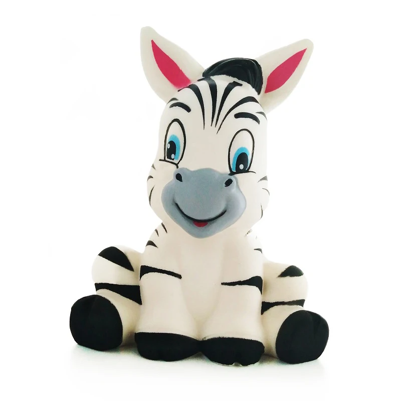 

New Zebra Horse Cute Squishy Slow Rising Jumbo Animal Soft Scented Squeeze Toy Charms Cake Bread Kid Antistress Toys 13*8 CM
