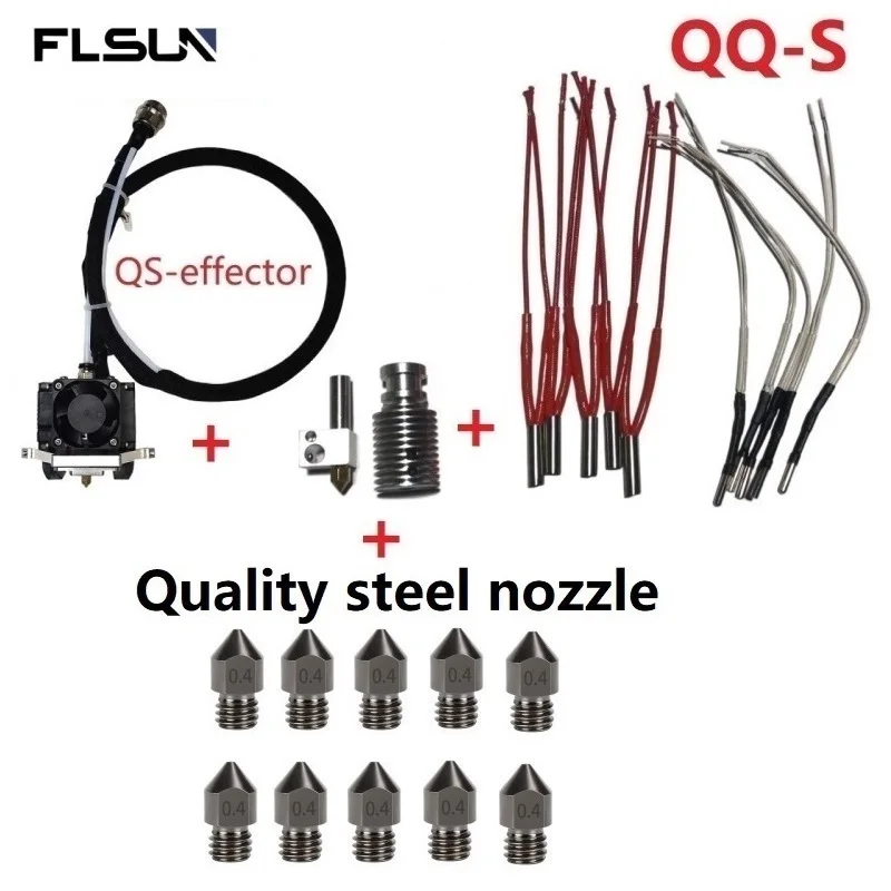 3 d printer accessories for FLSUN effect for QQ - S module and crater nozzle/heating stick/thermistor suite/and LianBei
3 d printer accessories for FLSUN effect for QQ - S module and crater nozzle/heating stick/thermistor suite/and LianBei