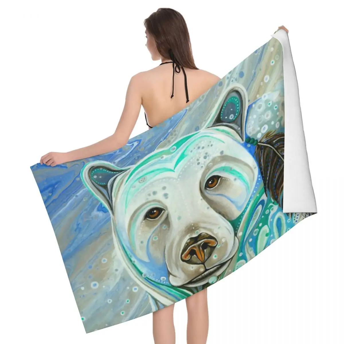 Банное полотенце Spirit Bear 80x130 см с ярким принтом для бассейна и путешествий
Банное полотенце Spirit Bear 80x130 см с ярким принтом для бассейна и путешествий