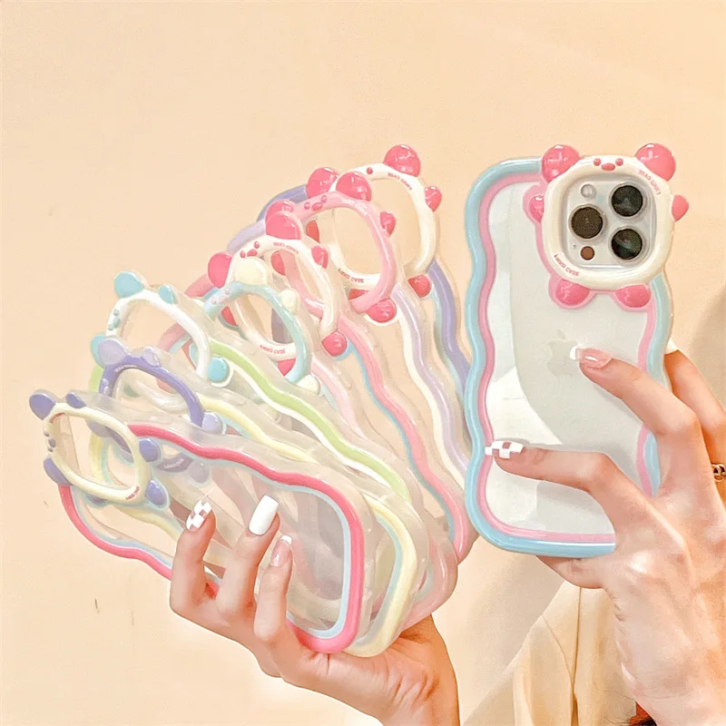 Cute Candy Wavy Edge Phone Case Cover for IPhone 11 12 13 14 Pro X XR XS Max Shockproof Case for IPhone 14 pro max Cases
Cute Candy Wavy Edge Phone Case Cover for IPhone 11 12 13 14 Pro X XR XS Max Shockproof Case for IPhone 14 pro max Cases