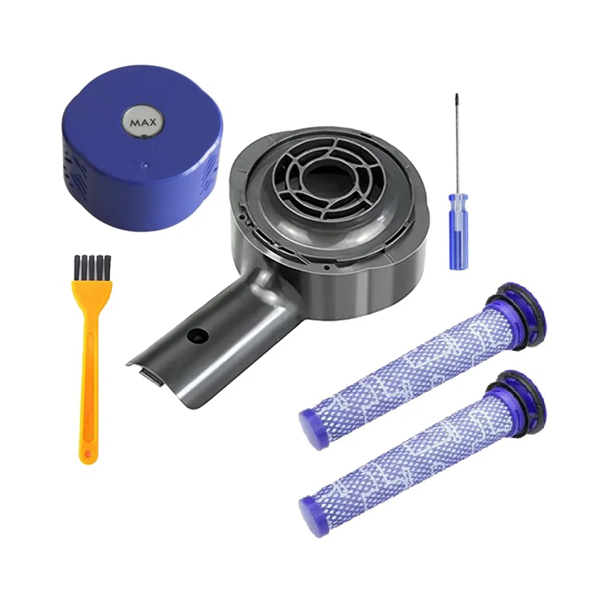 Motor Rear Cover & Filter Replacement for V6 DC58 DC59 DC61 DC62 DC74 Vacuum Cleaner Accessories
Motor Rear Cover & Filter Replacement for V6 DC58 DC59 DC61 DC62 DC74 Vacuum Cleaner Accessories