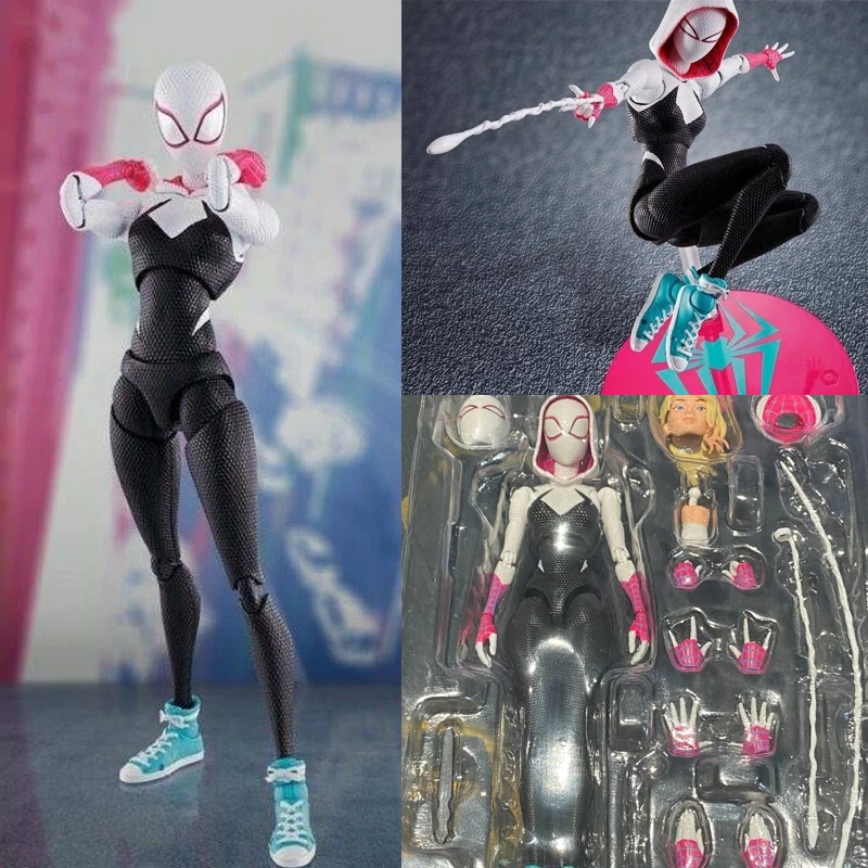 Spiderman Into the Spider-Verse Sv Gwen Action Figure Sh figuart Spider Gwen Figure Stacy Miles Morales Figure Toys Model Gift
Spiderman Into the Spider-Verse Sv Gwen Action Figure Sh figuart Spider Gwen Figure Stacy Miles Morales Figure Toys Model Gift