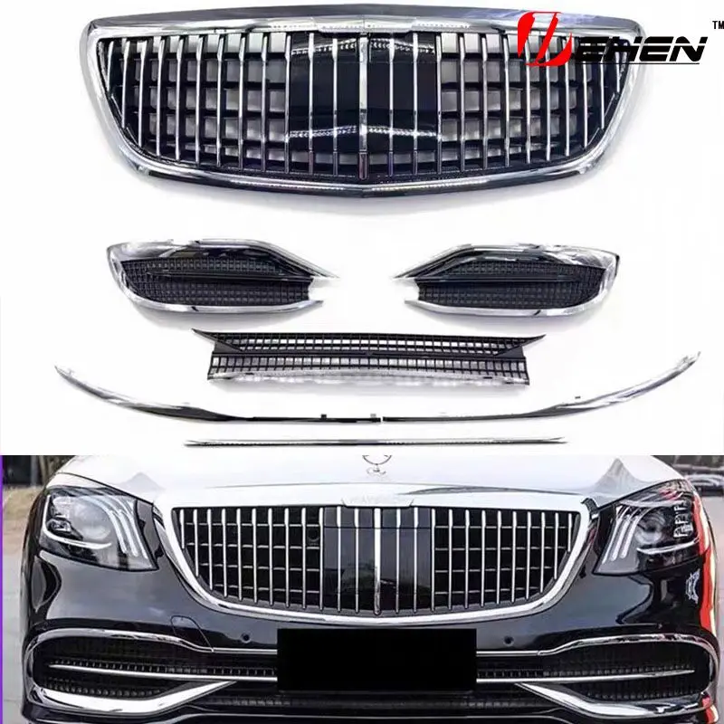 Exterior For Mercedes-Benz W222 S-Class S450 S400 2016-2019 Upgrade to Maybach Style Front Bumper Grill Racing Grills Grille
Exterior For Mercedes-Benz W222 S-Class S450 S400 2016-2019 Upgrade to Maybach Style Front Bumper Grill Racing Grills Grille