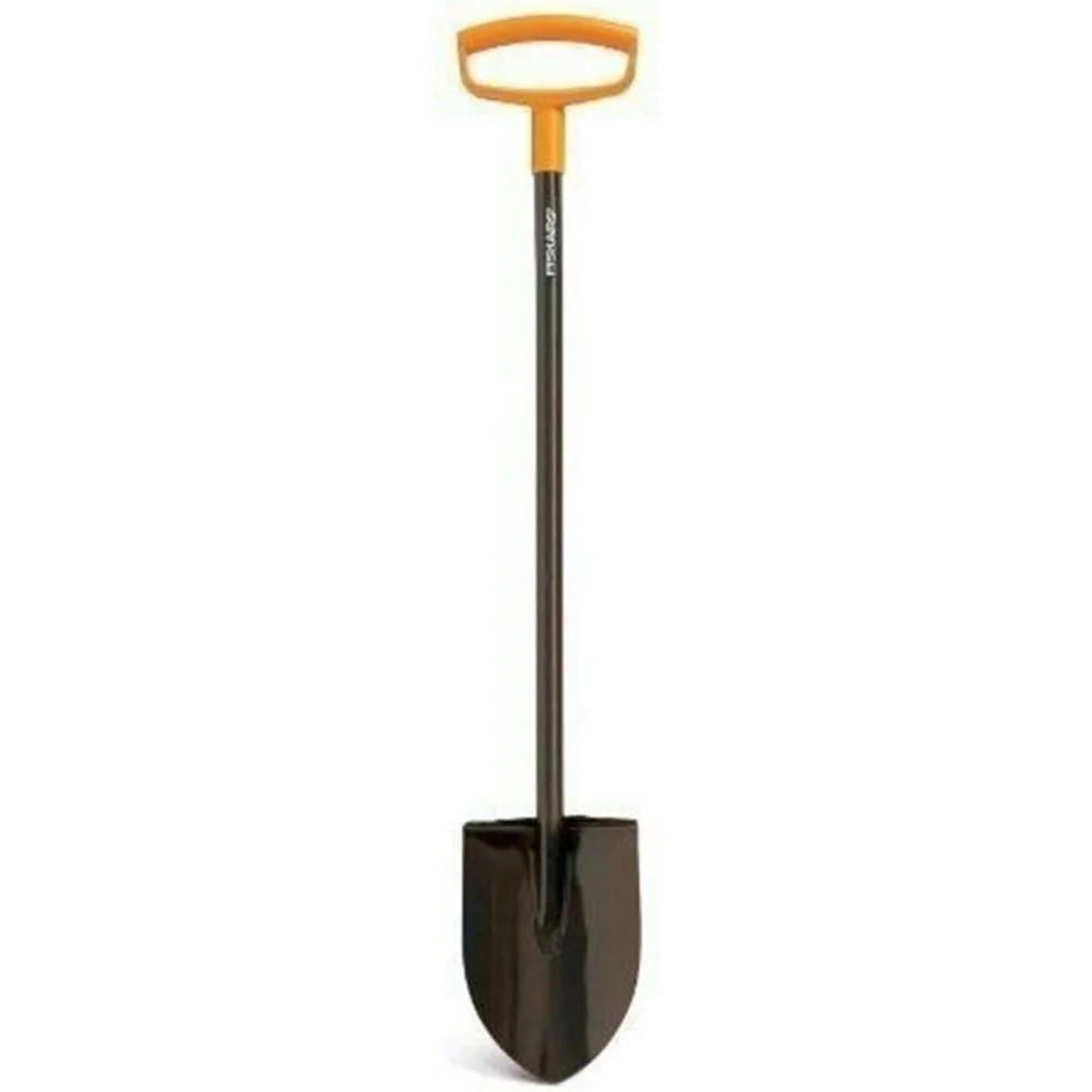 46 Inch Steel D-handle Digging Shovel Large D-handle design offers secure two-handed control when digging
46 Inch Steel D-handle Digging Shovel Large D-handle design offers secure two-handed control when digging