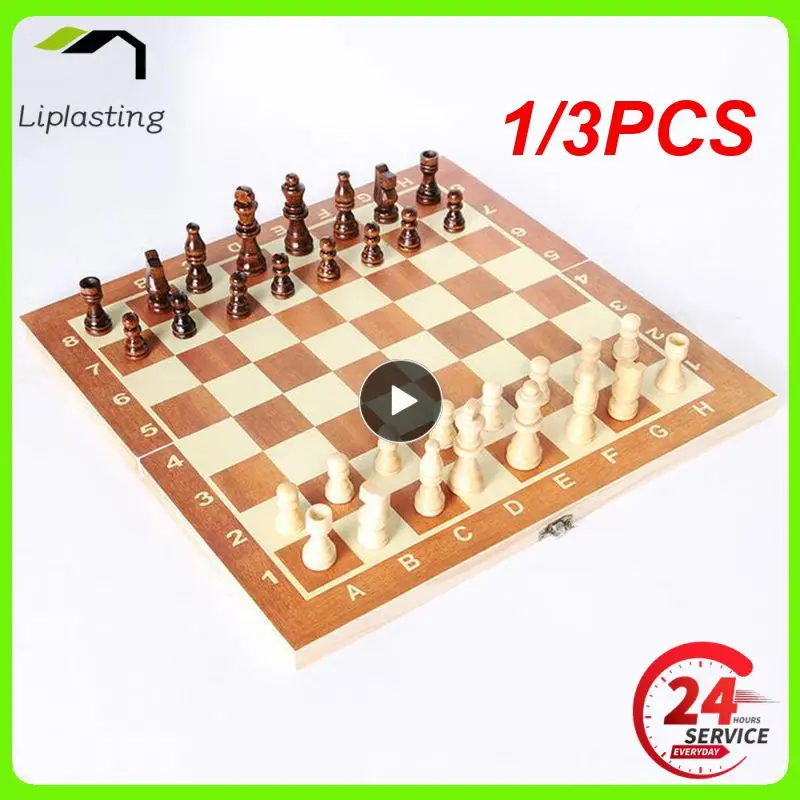 1/3PCS Folding Chess Pieces Board Magnetic Wooden Folding Chess Set Board Game Chess Set Wood Board Game Handmade Antique Style
1/3PCS Folding Chess Pieces Board Magnetic Wooden Folding Chess Set Board Game Chess Set Wood Board Game Handmade Antique Style