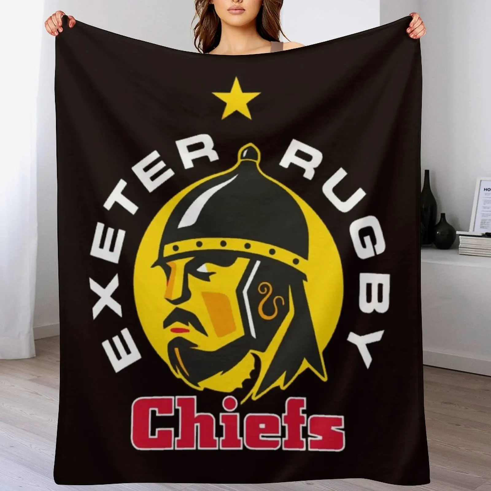 Одеяло The Exeter Chiefs зимние кровати украшения модные диваны одеяла для волос