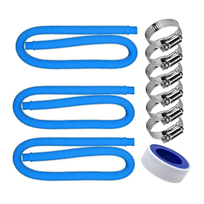 Replacement Hose For Above Ground And Inground Pool,Pool Water Pipe With Clamp,1.25 Inch Diameter 59 Inch Long
Replacement Hose For Above Ground And Inground Pool,Pool Water Pipe With Clamp,1.25 Inch Diameter 59 Inch Long